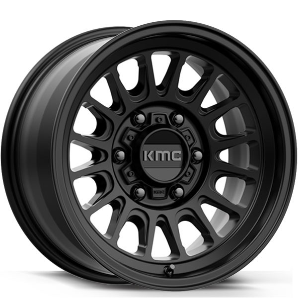 KMC KM724 Impact OL Satin Black